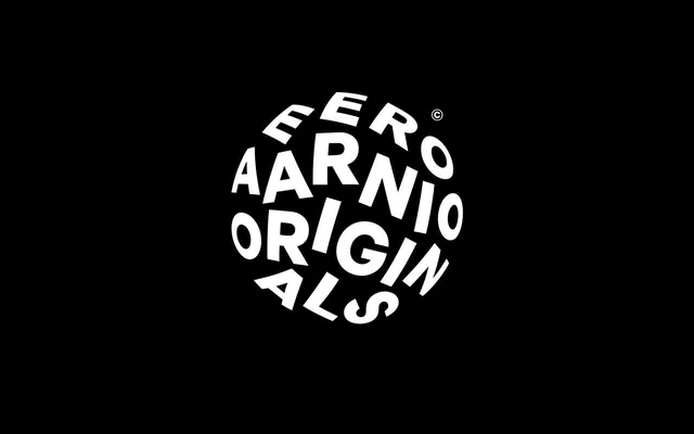 Circular Wordmark Design, minimal, swiss, high-contrast