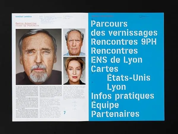 Editorial Layout with Portrait and Typography, editorial, boxed, high-contrast