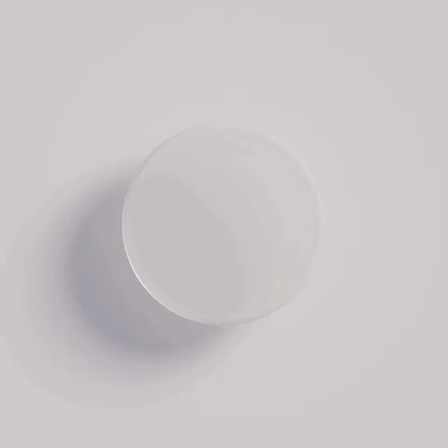 Minimalist White Sphere Mockup, minimal, geometric, monochrome