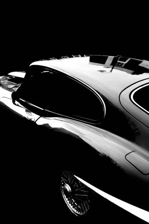 Monochrome Sports Car Close-up, monochrome, luxury, monochrome