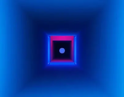 Abstract Geometric Tunnel, minimal, geometric, vibrant