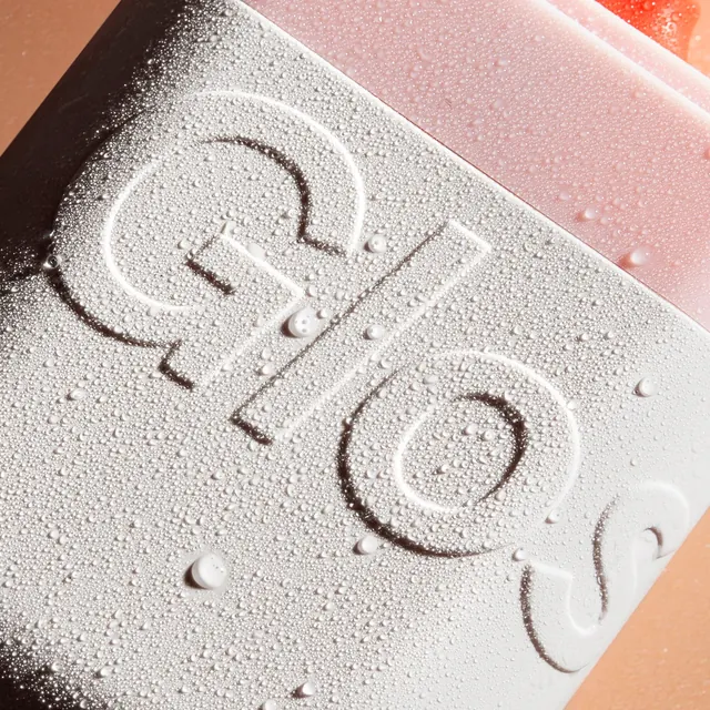 Embossed Gloss Wordmark on Packaging, minimal, luxury, pastel
