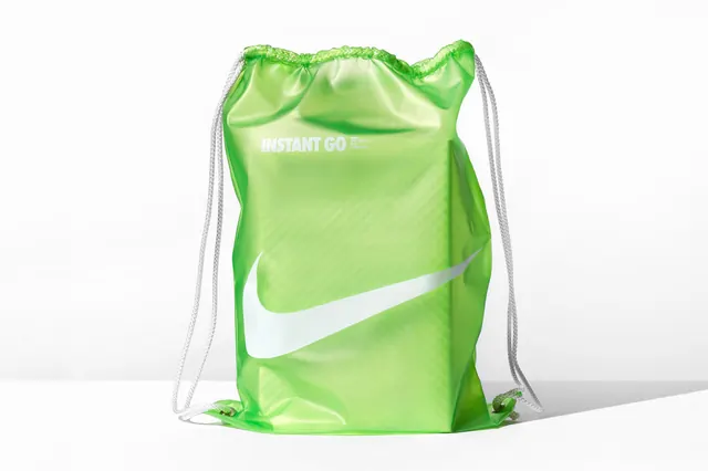 Nike Sportswear Drawstring Bag Mockup, minimal, corporate-clean, vibrant