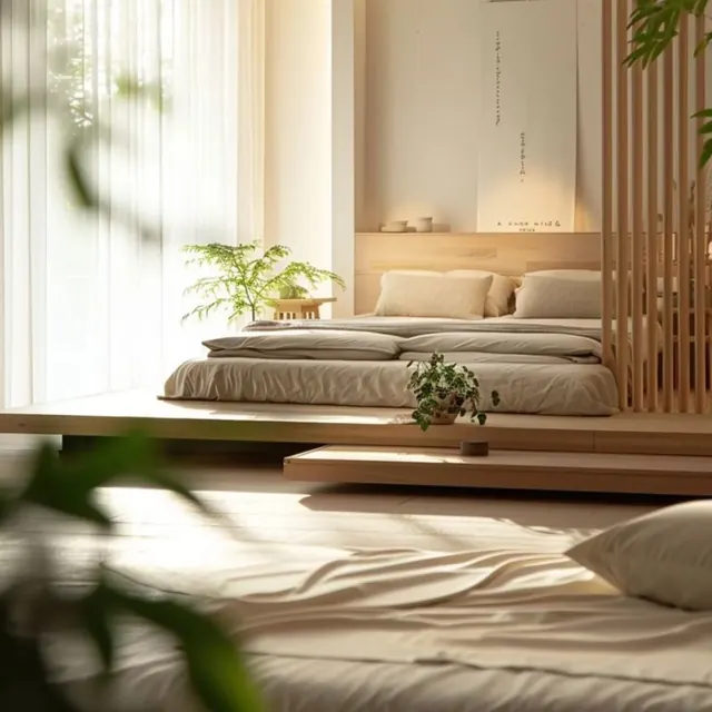 Minimalist Bedroom Interior Design, minimal, organic, muted