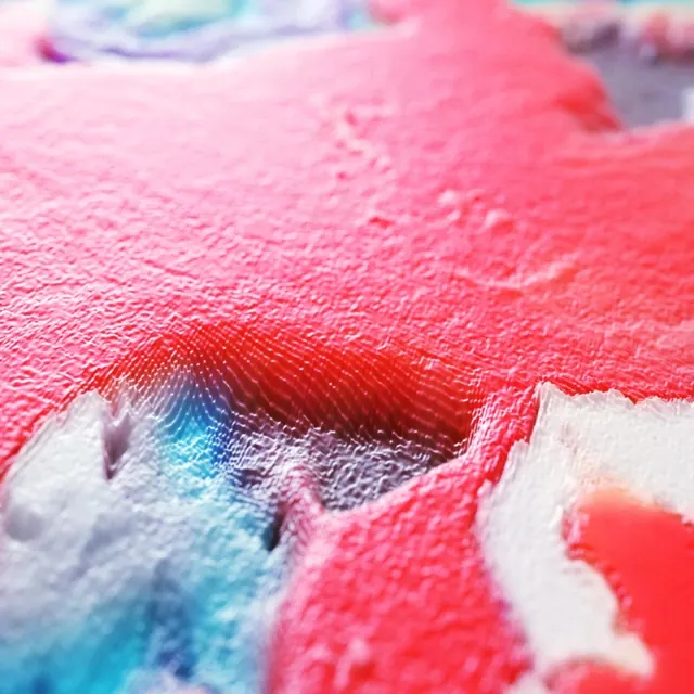 Abstract Textured Paint Swirl, organic, abstract, vibrant