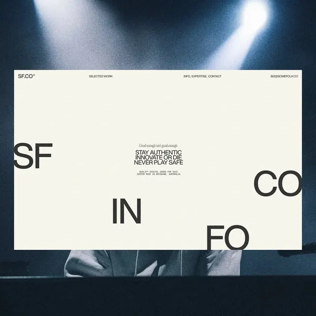 SFCO Typography Layout, minimal, swiss, high-contrast