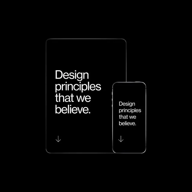 Design Principles Typography Layout, minimal, swiss, dark