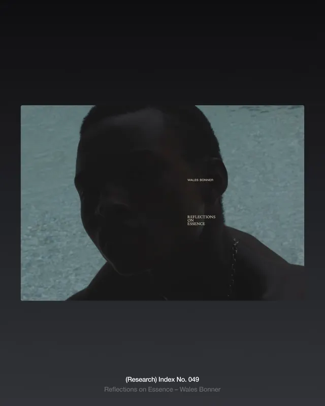 Abstract Portrait with Typography, minimal, dark-mode, dark