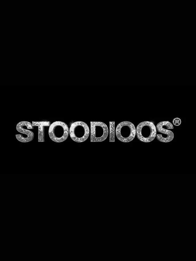 STOODIOS Wordmark, dark-mode, monochrome, dark