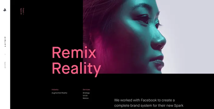 Remix Reality Campaign Visual, dark-mode, photographic, dark