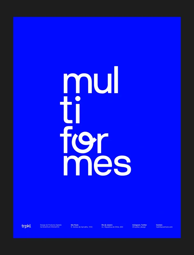 Multiformes Wordmark Design, minimal, swiss, vibrant