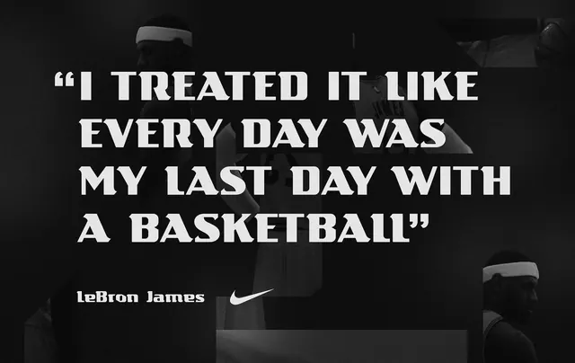 LeBron James Quote Poster, minimal, monochrome, monochrome