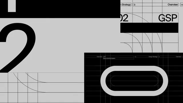Geometric Typography and Grid System, minimal, swiss, monochrome