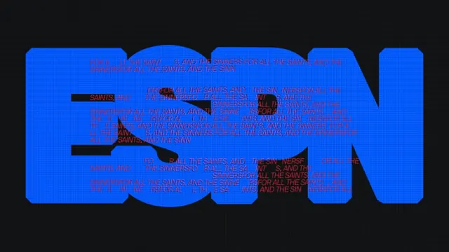 ESPIN Wordmark Design, brutalist, neo-brutalist, dark