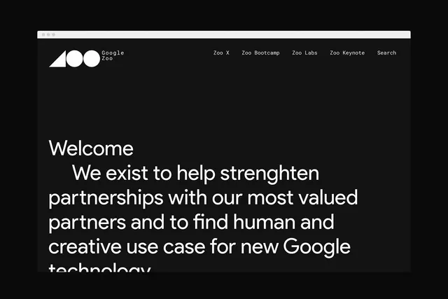 Google Cloud Partnership Announcement, minimal, corporate-clean, dark