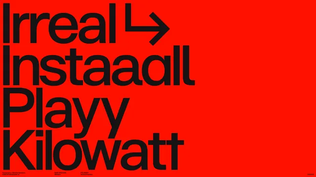 Bold Typography Identity, brutalist, neo-brutalist, vibrant