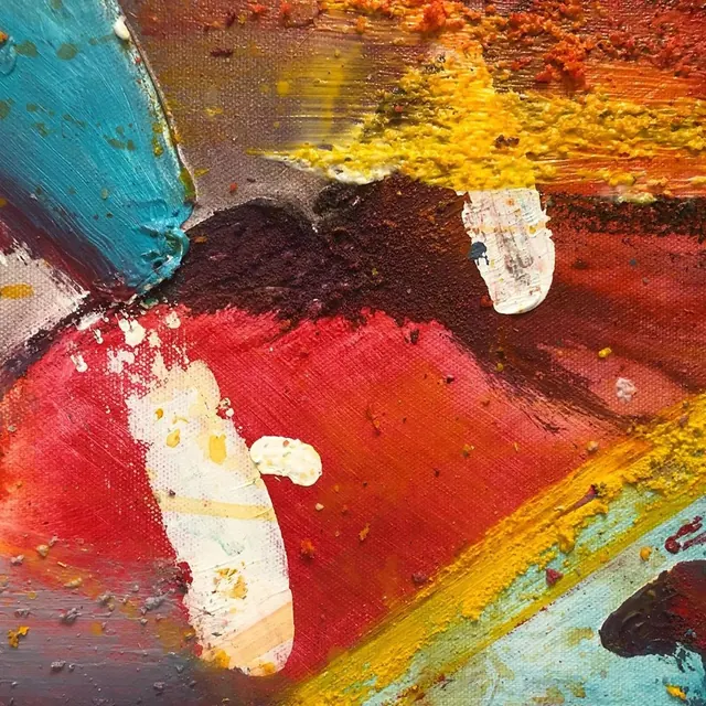 Abstract Oil Painting Texture, abstract, maximalist, vibrant