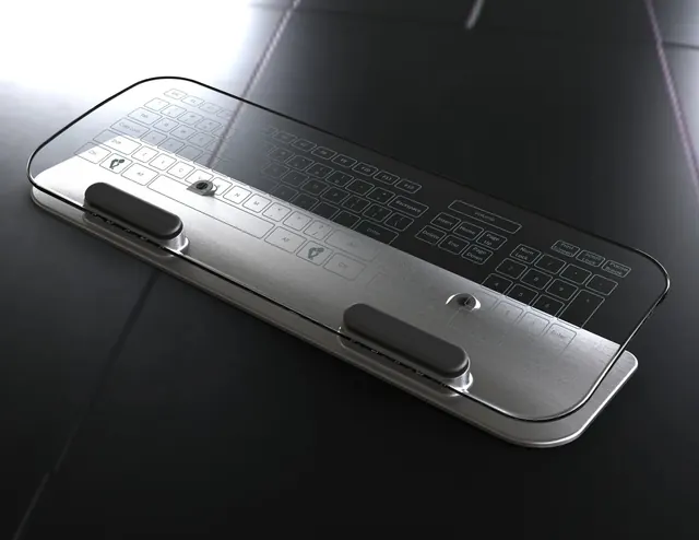 Technical Hardware Mockup, minimal, technical, dark
