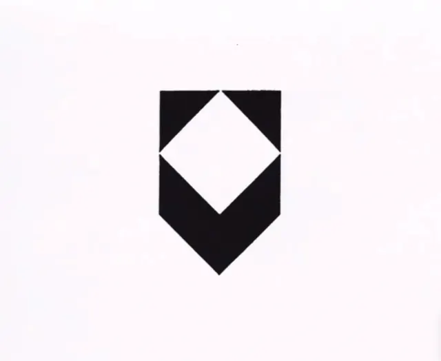 Geometric Shield Logo, minimal, geometric, monochrome