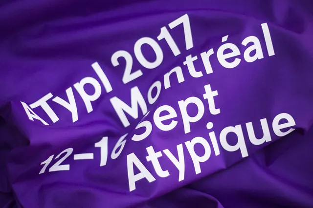Typol 2017 Montréal Event Graphic, brutalist, abstract, vibrant