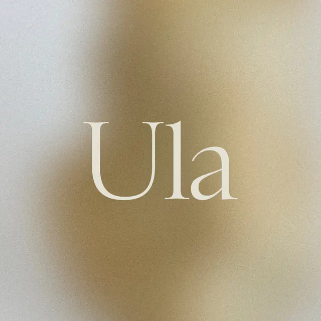 Ula Wordmark Design, minimal, luxury, warm