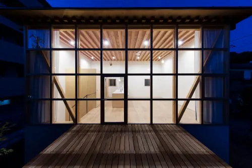 Modern Interior Architectural Design, minimal, geometric, dark