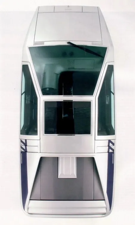 Modern Train Front Mockup, minimal, corporate-clean, light