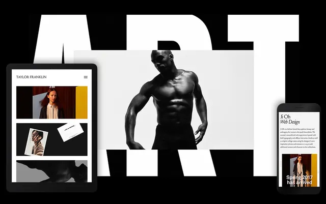 Minimalist Editorial Layout with Bold Typography, minimal, swiss, monochrome