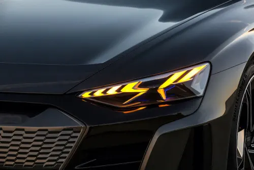 Automotive Headlight Detail, luxury, photographic, dark