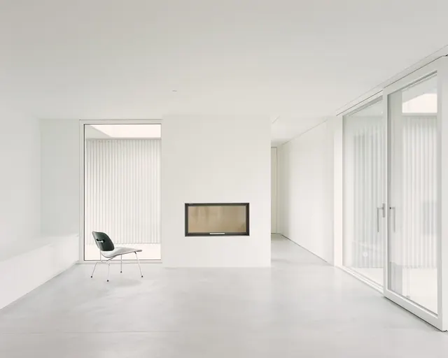 Minimalist Interior Gallery Space, minimal, photographic, light