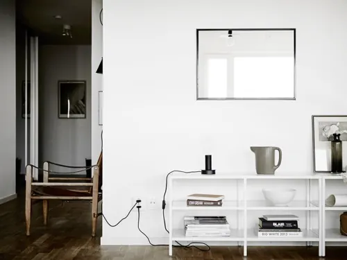 Minimalist Interior Workspace, minimal, light-mode, light