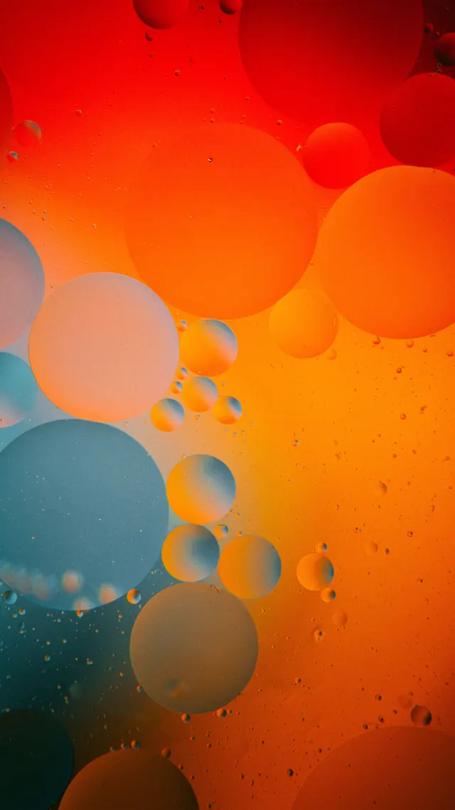 Abstract Gradient Bubbles, gradient-heavy, organic, vibrant