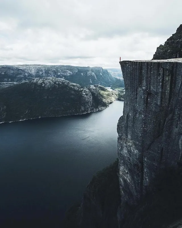 Fjord Landscape Photography, photographic, minimal, cool
