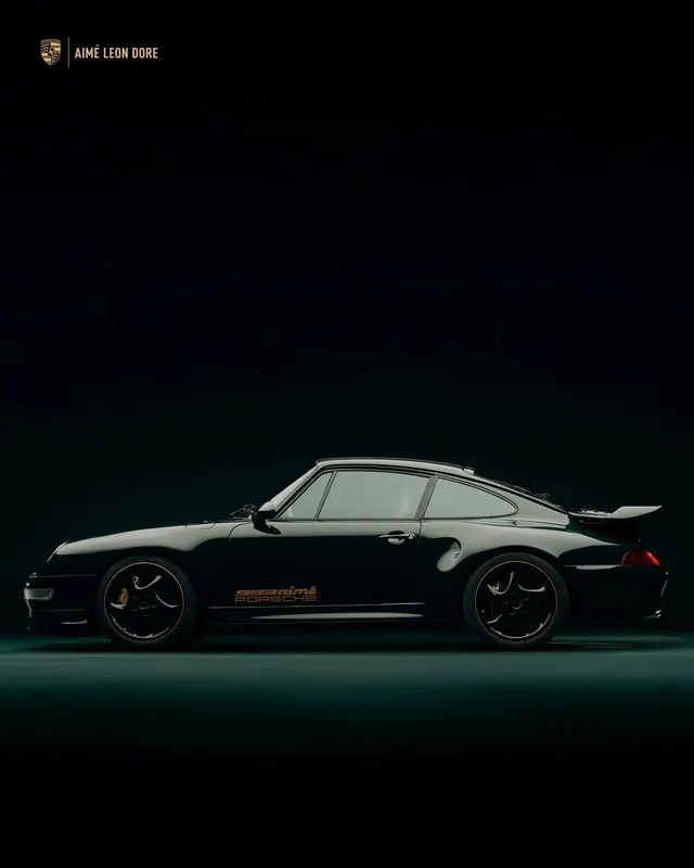 Luxury Car Photography with Branding, minimal, luxury, dark