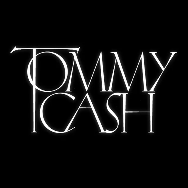 Tommy Cash Wordmark, minimal, monochrome, monochrome