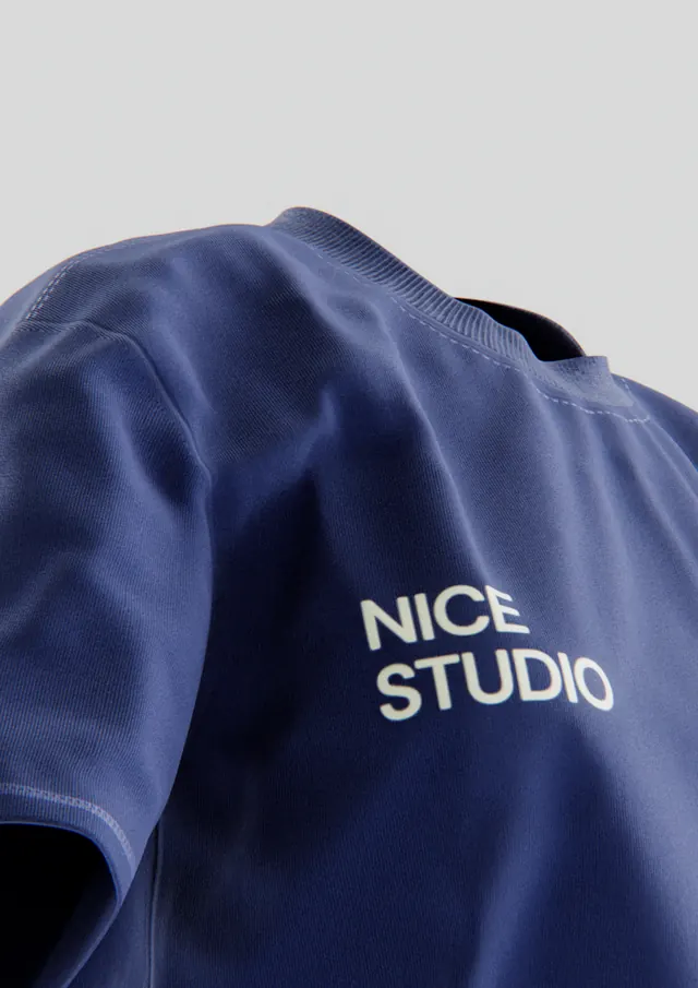 Nice Studio Mockup, minimal, corporate-clean, dark