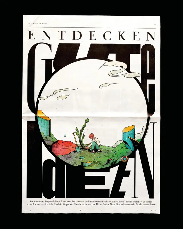 Entdecken Graphic Poster, swiss, editorial, high-contrast