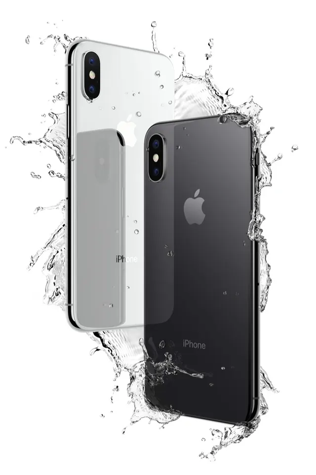 Smartphone Mockup with Abstract Splatter, minimal, abstract, monochrome