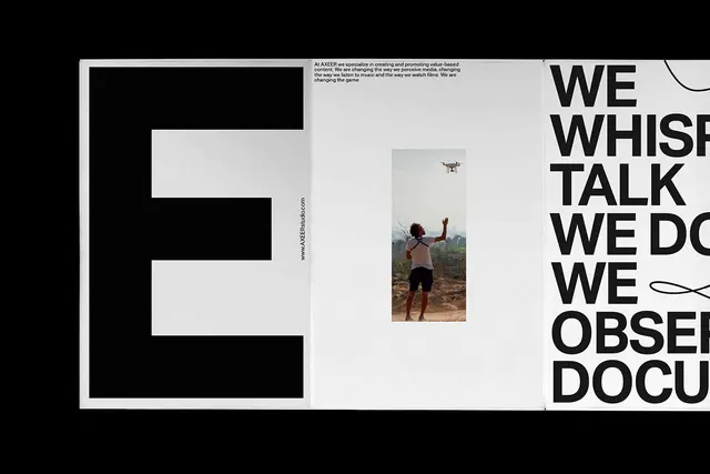 Editorial Layout with Typographic Grid, minimal, swiss, high-contrast