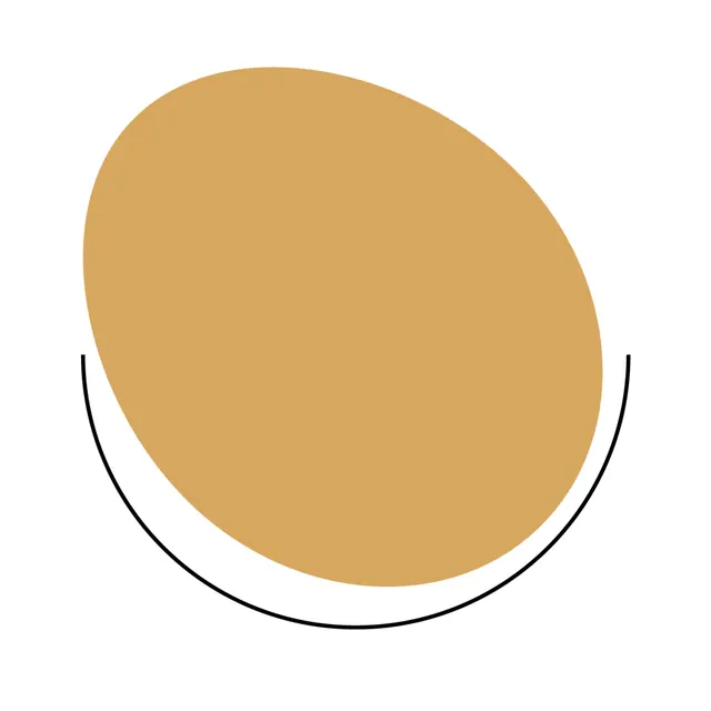 Abstract Oval Graphic, minimal, geometric, muted