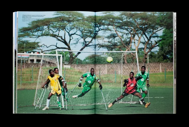 Soccer Players Action Shot, photographic, organic, vibrant
