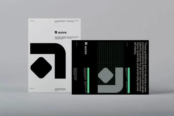 Geometric Identity System, minimal, swiss, monochrome