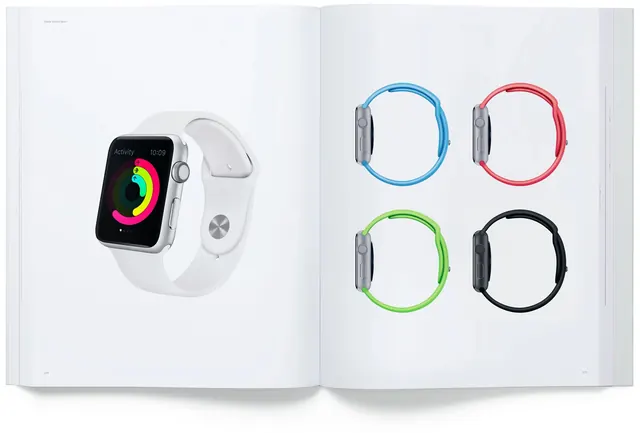 Smartwatch UI and Iconography Spread, minimal, corporate-clean, light