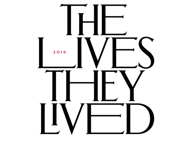 The Lives They Lived 2016 Wordmark, minimal, swiss, monochrome