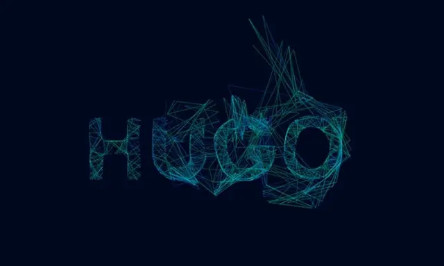 Geometric Wireframe Wordmark, technical, geometric, dark