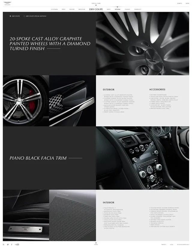 Luxury Automotive Interior Design Reference, minimal, luxury, dark