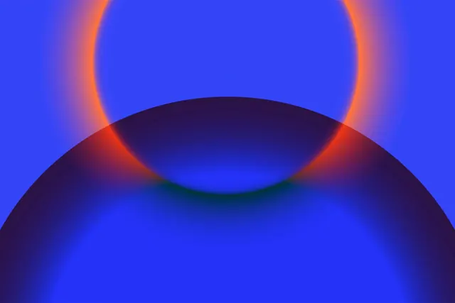 Abstract Celestial Gradient Sphere, gradient-heavy, geometric, vibrant