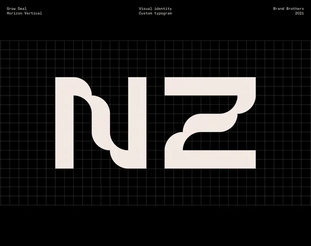 NZ Wordmark Design, minimal, swiss, high-contrast