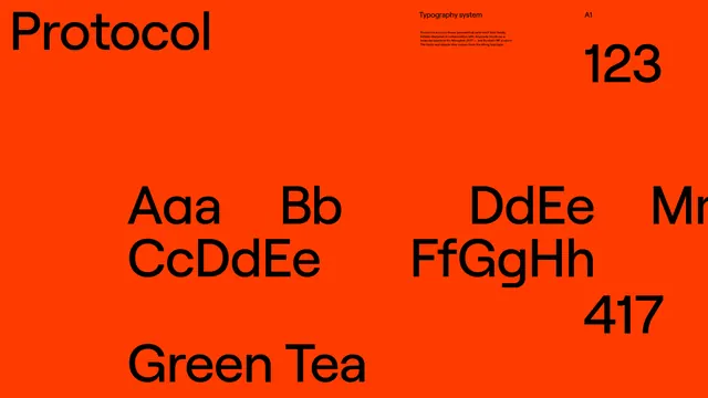 Typography and Layout Reference, minimal, swiss, vibrant