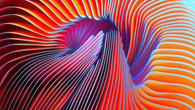 Abstract Fluid Wave Pattern, gradient-heavy, abstract, vibrant